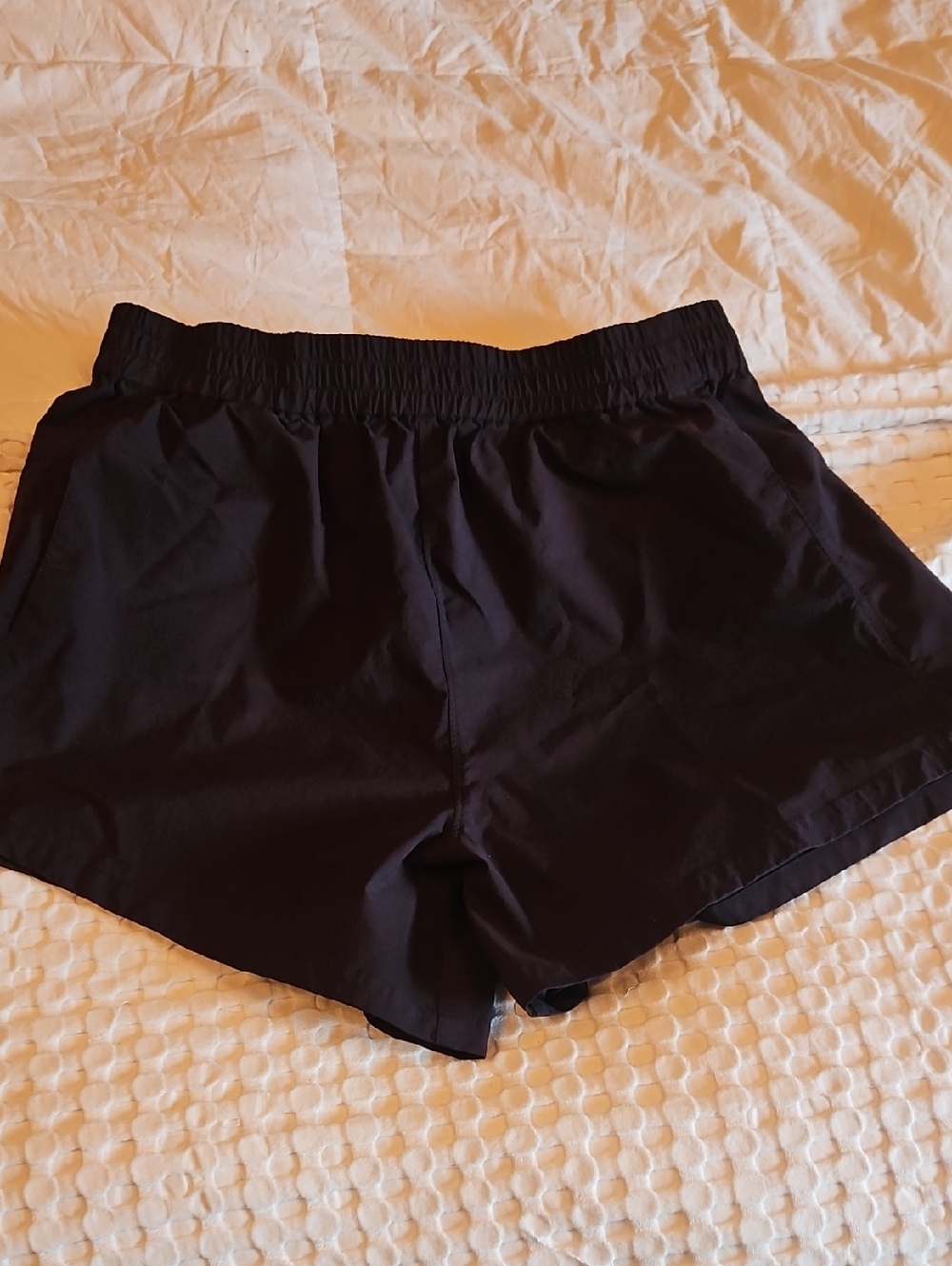 Universal Standard Black Athletic Elastic-Waist Shorts